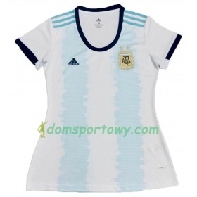 Koszulka Argentyna Damska Domowe Koszulki Piłkarskie Copa América 2019 Krótki Rękaw